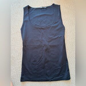 Zara Black Basic Sleeveless Top